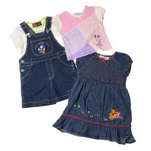 Lot of Vintage Disney Winnie the Pooh, Mickey & Minnie Mouse Clothes Girls 5T